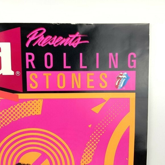 Rolling Stones 1989 Steel Wheels Tour Poster Budweiser Promo Advertising Bud - Picture 3 of 4